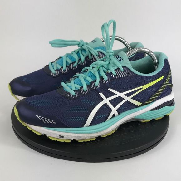 Asics Shoes - Asics GT-1000 Blue/Green Athletic Running Shoes T6A8N Women’s Size 11